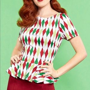 EUC Pinup Girl Clothing Selina Top